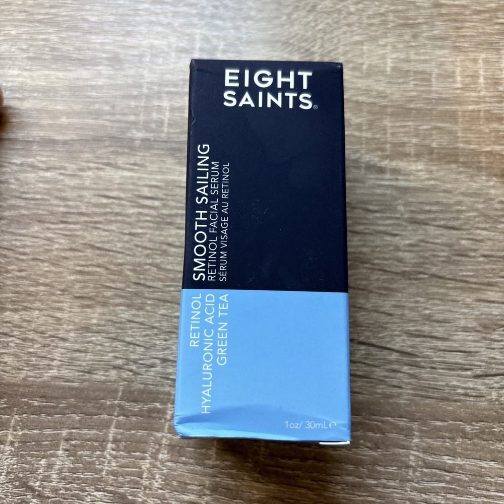 Eight Saints Retinol Serum Hyaluronic Green Tea Smooth Sailing 1 Oz New In Box